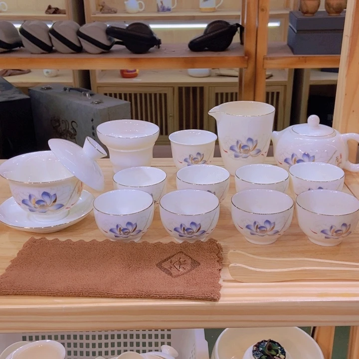 毕业套装茶壶盖碗全家福