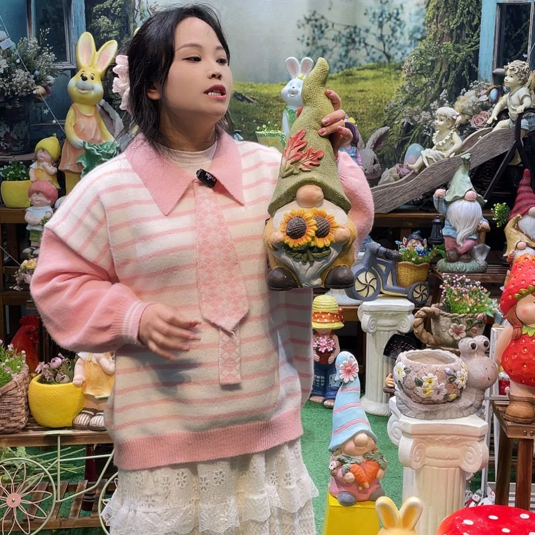 摆件花园摆件红红火火