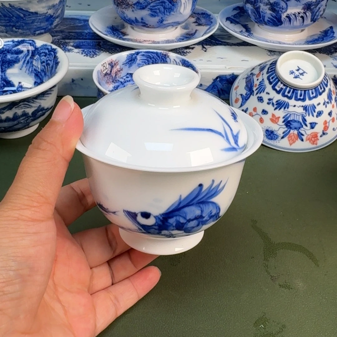 景德镇纯手绘茶具圆圆263