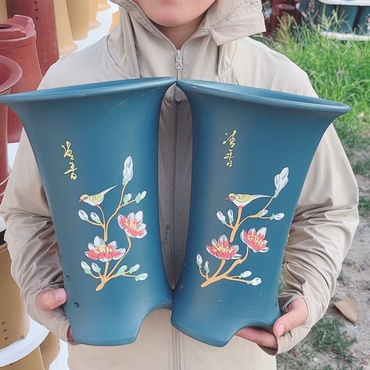 紫砂花盆宜兴紫砂精品花盆