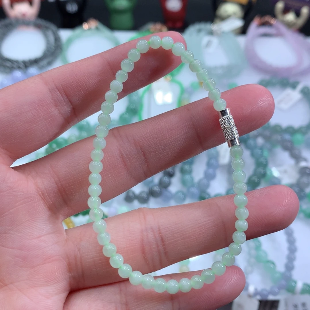 翡翠手链未镶嵌天然