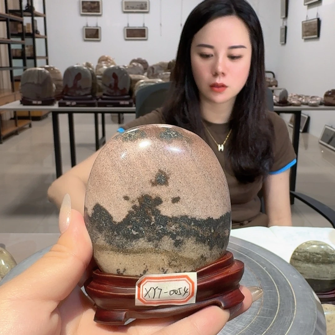 长江画面石小摆件