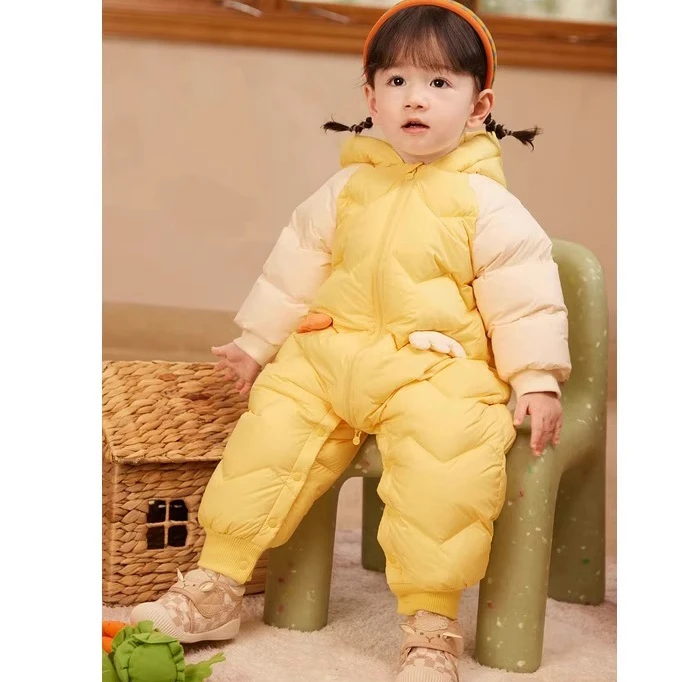巴拉童装【商场同款】巴拉折扣婴幼儿连体羽绒服冬季儿童宝宝加厚
