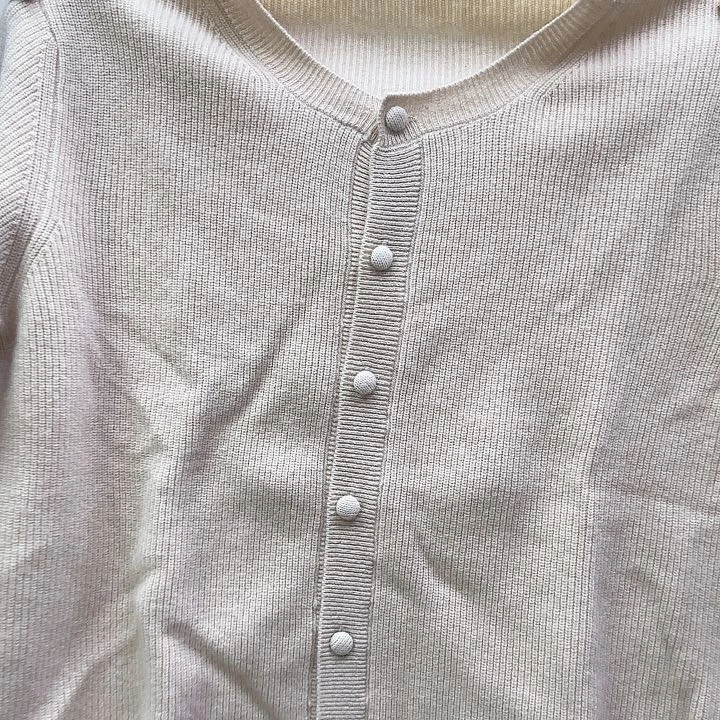米色开衫小花123456