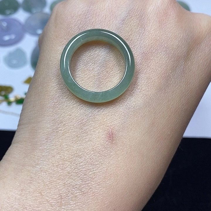 翡翠未镶嵌颈饰天然缅甸翡翠A贷戒指