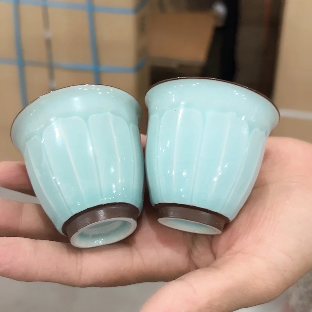 龙泉云间青瓷小米茶器