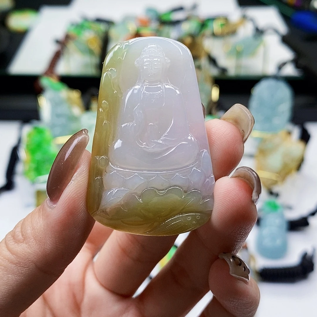 翡翠未镶嵌颈饰翡翠A货