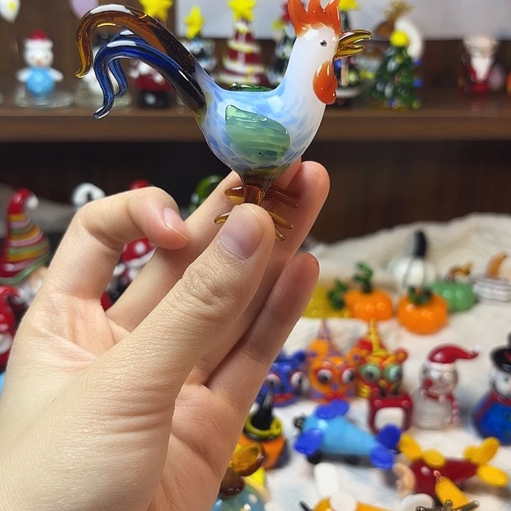 手工艺品琉璃公鸡