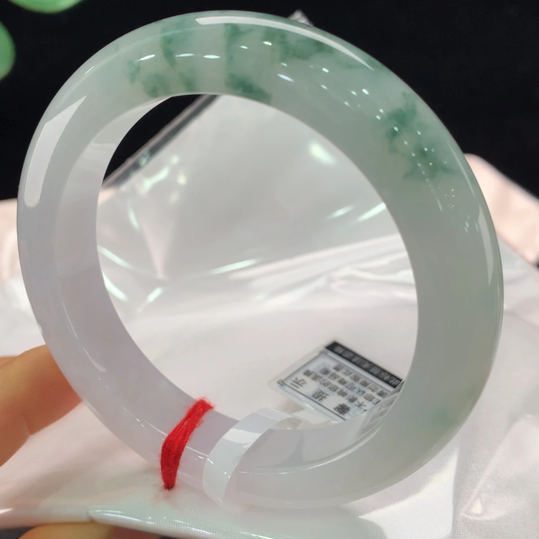 翡翠未镶嵌手镯0034