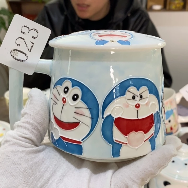 杯景德镇釉下彩手绘