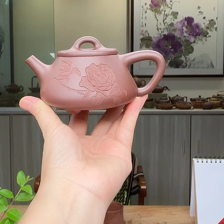 茶壶紫砂老底槽清全手工双工