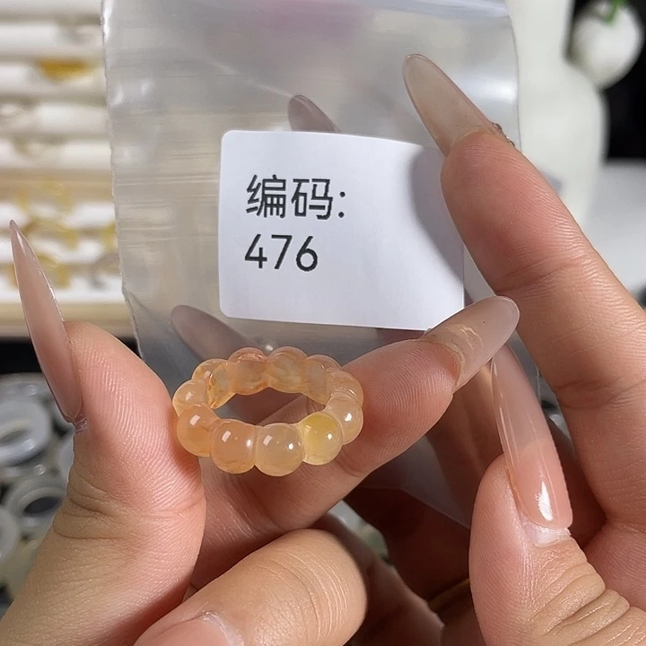 玛瑙/玉髓未镶嵌戒指476港18