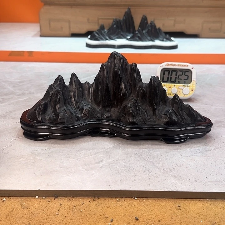 江***峰奇石茶宠鱼缸文房摆件