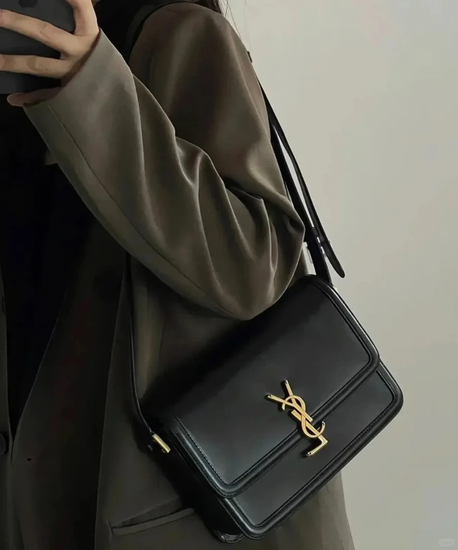 99新 YSL/圣罗兰 ysl豆腐包白黑金中号/99新/优选