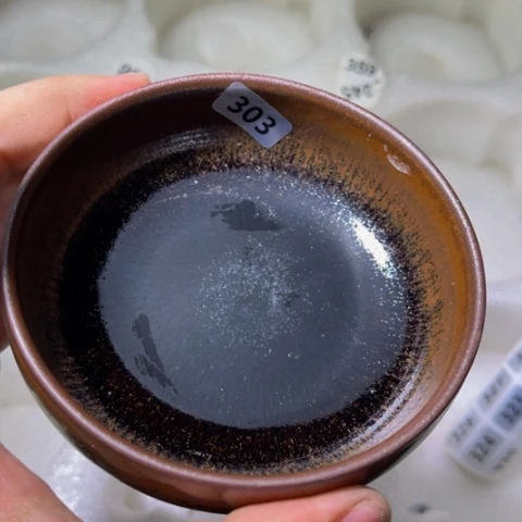 茶盏原矿原釉柴烧建盏