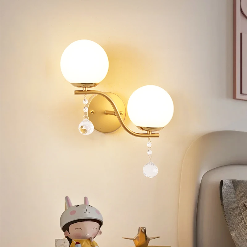 大观园壁灯卧室床头灯轻奢简约客厅背景墙灯具过道走廊楼梯灯3243