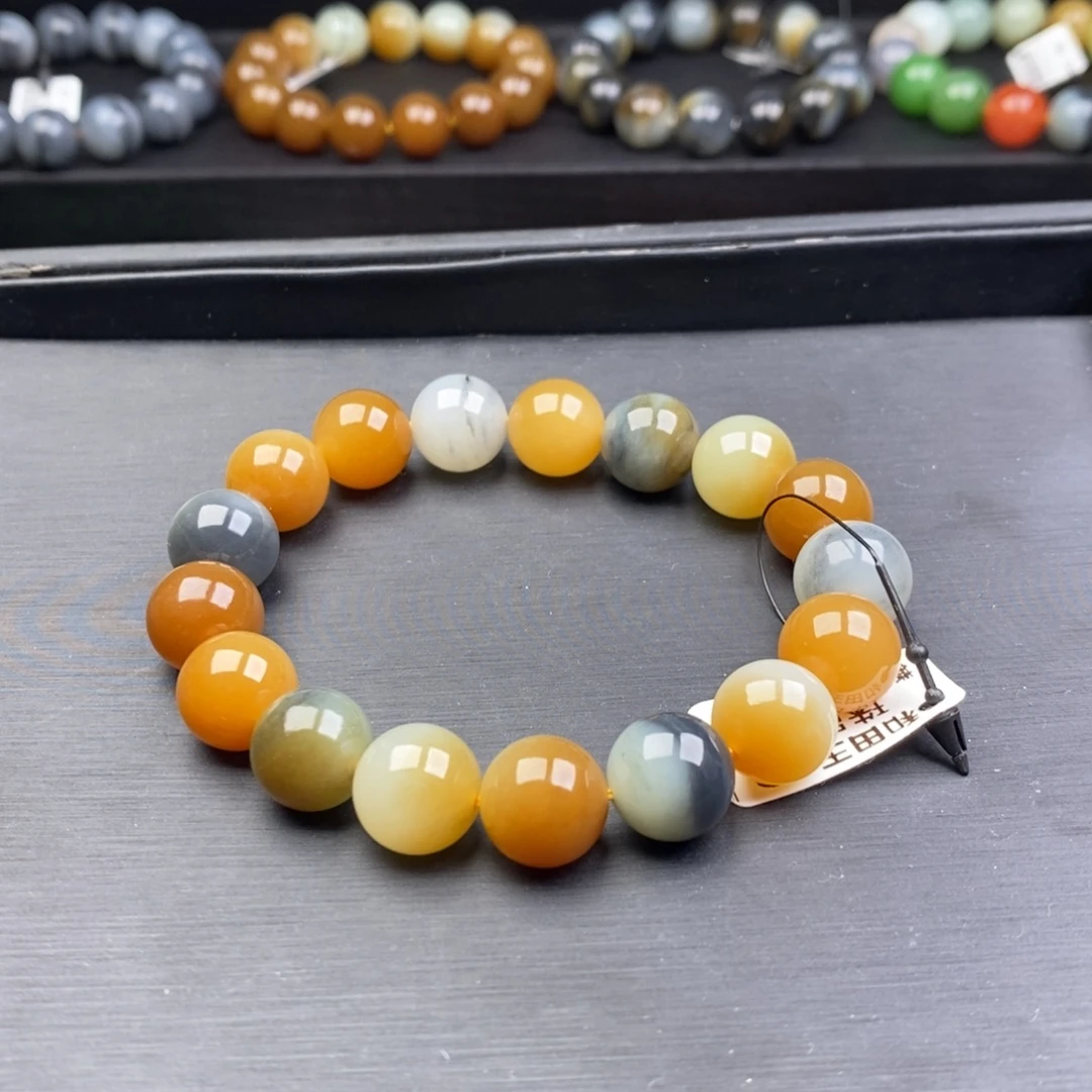 和田玉未镶嵌手链