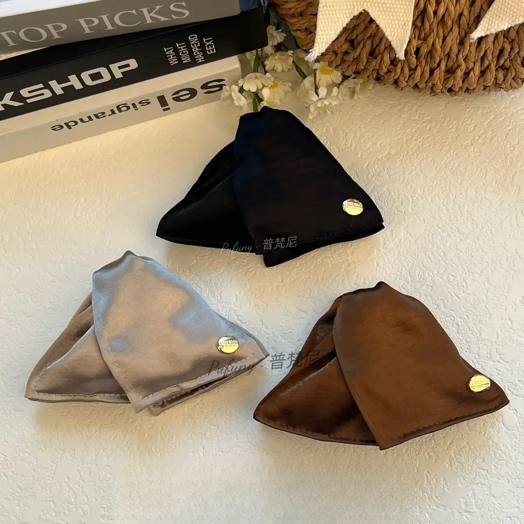 鎏光缎面贝壳三角抓夹金标13CM鲨鱼夹高级感通勤盘发夹子气质发饰