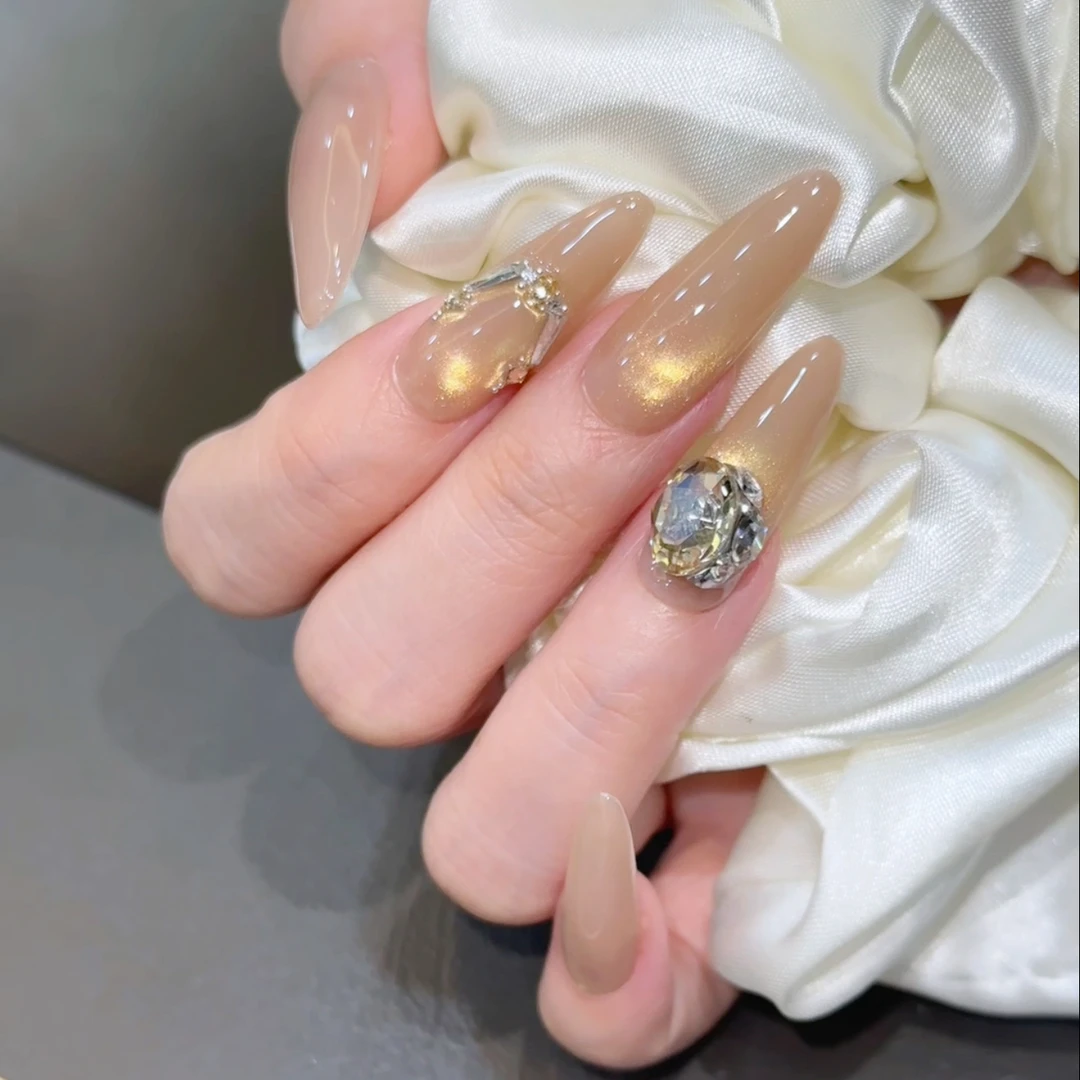 新款2号 纯手工定制穿戴甲美甲成品美甲贴片10片