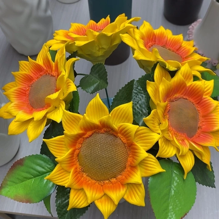 陶瓷陶瓷材料5朵组合