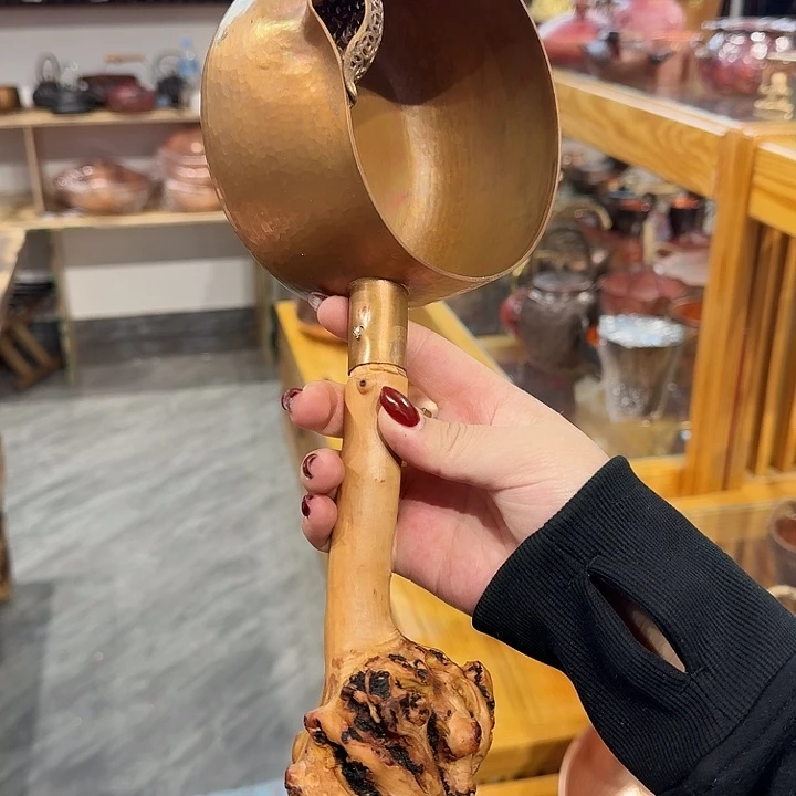 紫铜手工制作侧把树瘤（随机）