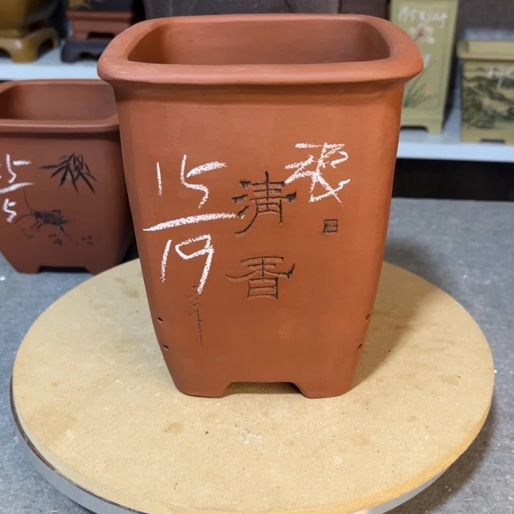 紫砂花盆紫砂花盆