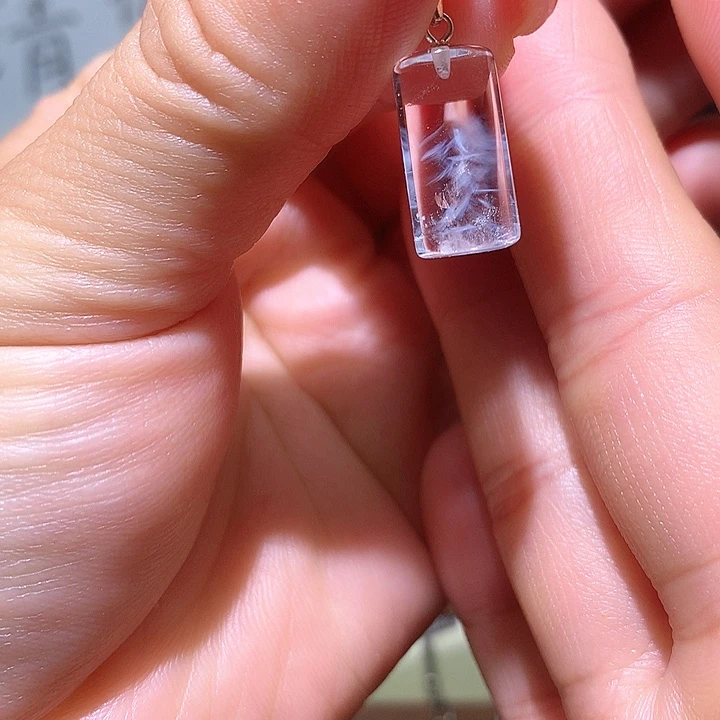 水晶银S925镶嵌颈饰水晶