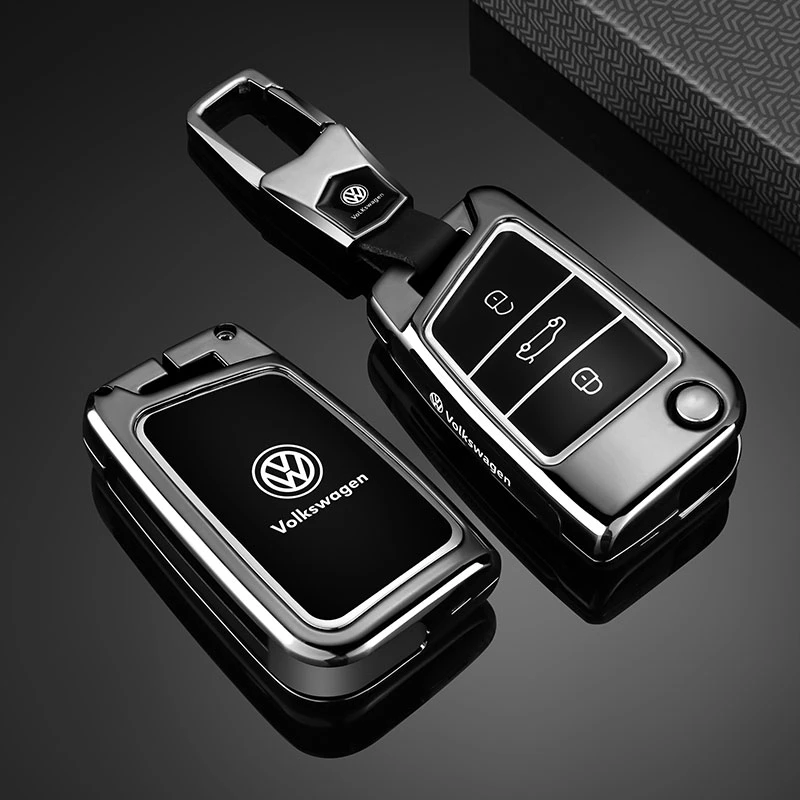 大众钥匙套迈腾帕萨特CC速腾宝来途岳探岳朗逸车途观L男探歌扣壳