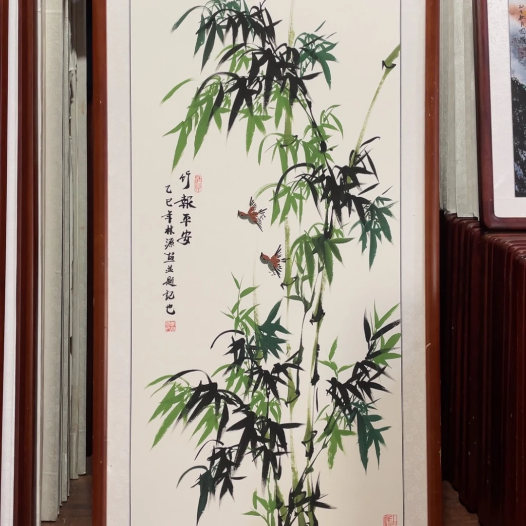 国画带框尺寸63*123厘米