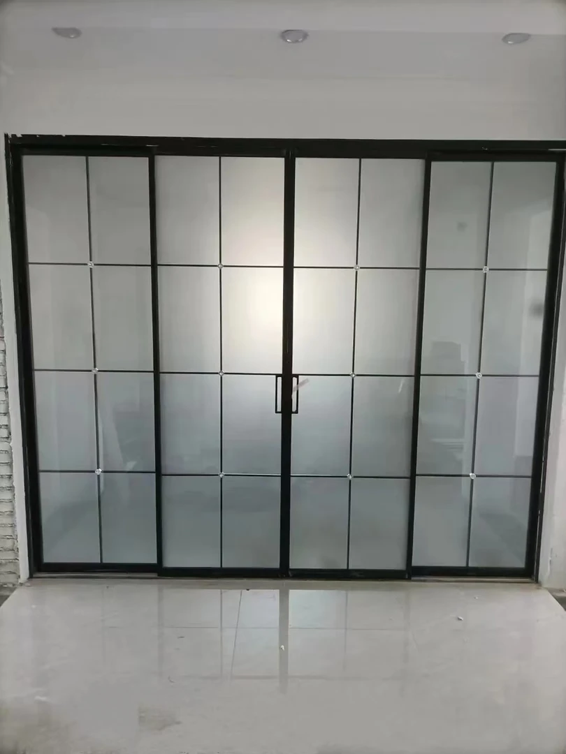 厨房铝合金隔断阳台移门卫生间折叠厨房卫生间推拉门