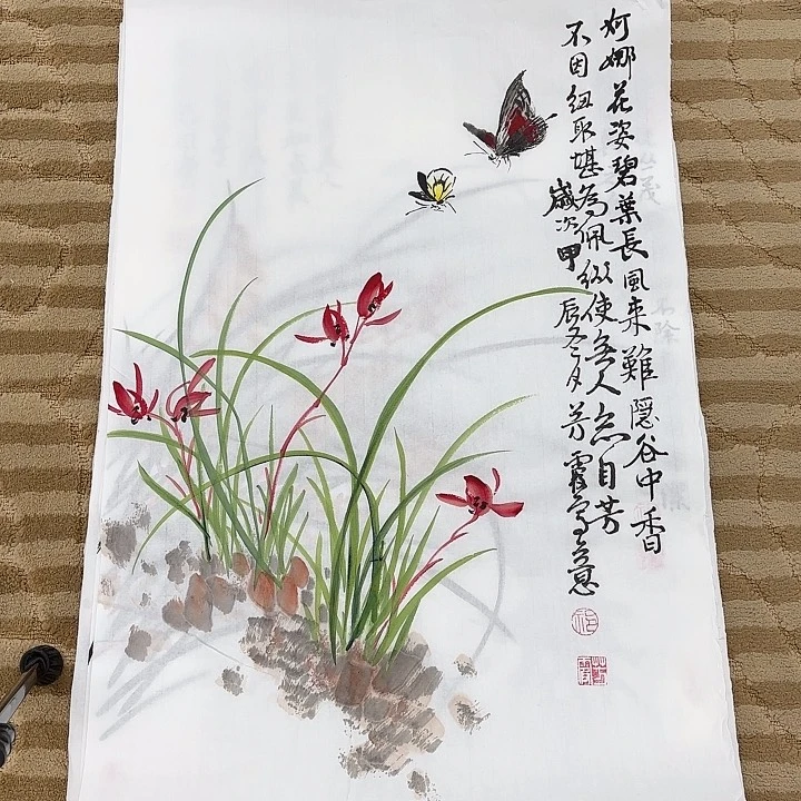 国画花鸟的翅膀和翅膀是70.46