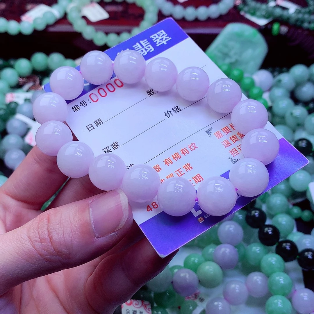 翡翠未镶嵌毛衣链