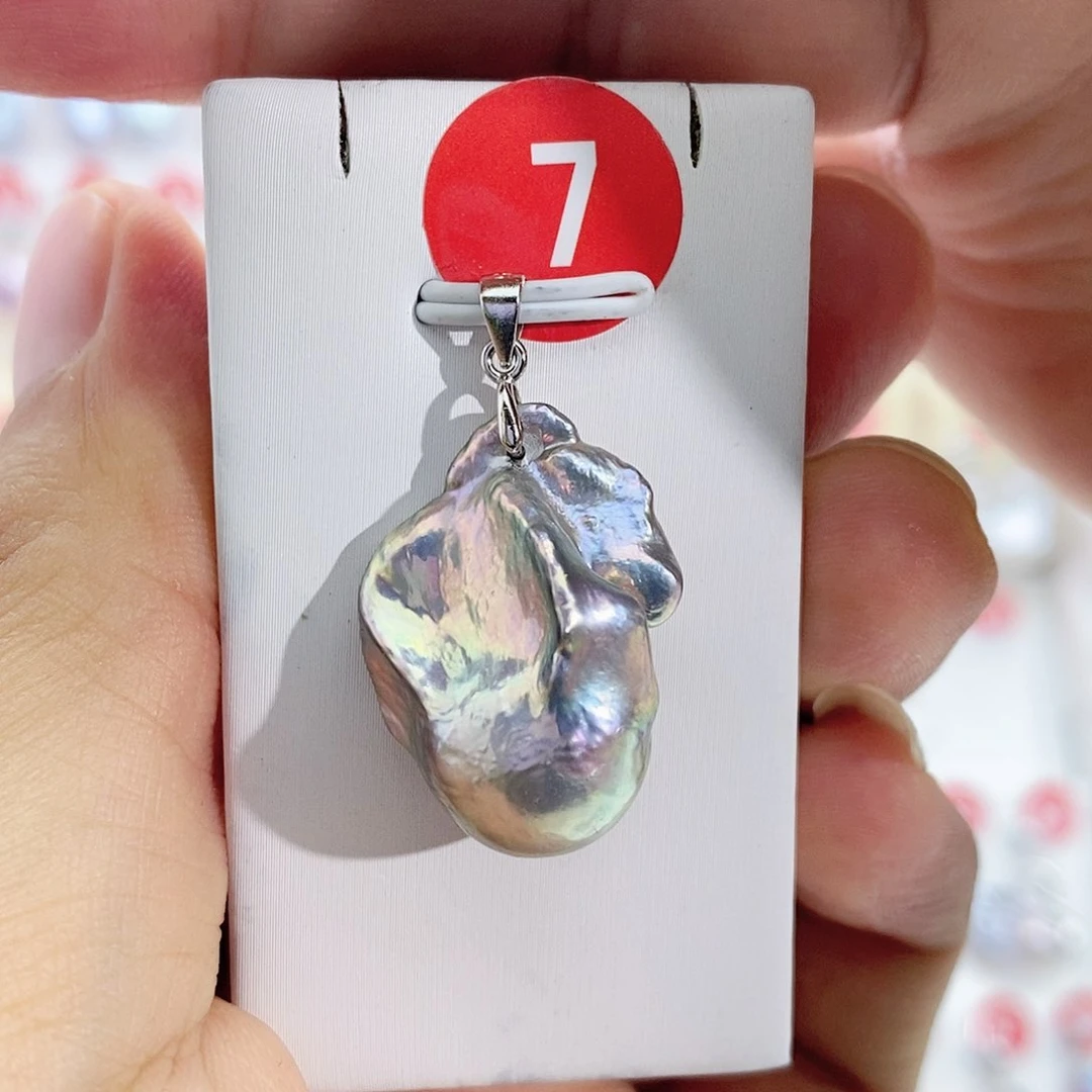 淡水珍珠银S925镶嵌颈饰当****?