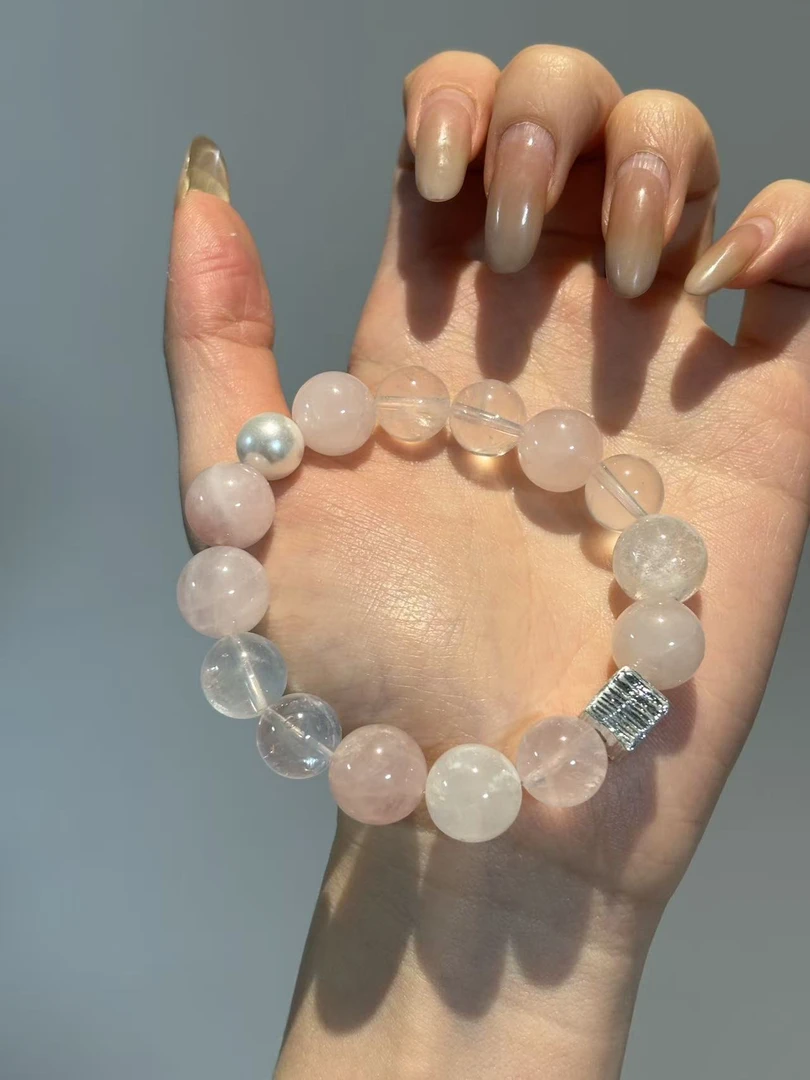 【少女的祈祷】12mm冰橘粉13mm雪花幽灵马粉水晶