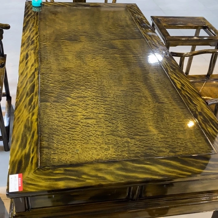 用***5楠木茶桌七件套1.8米