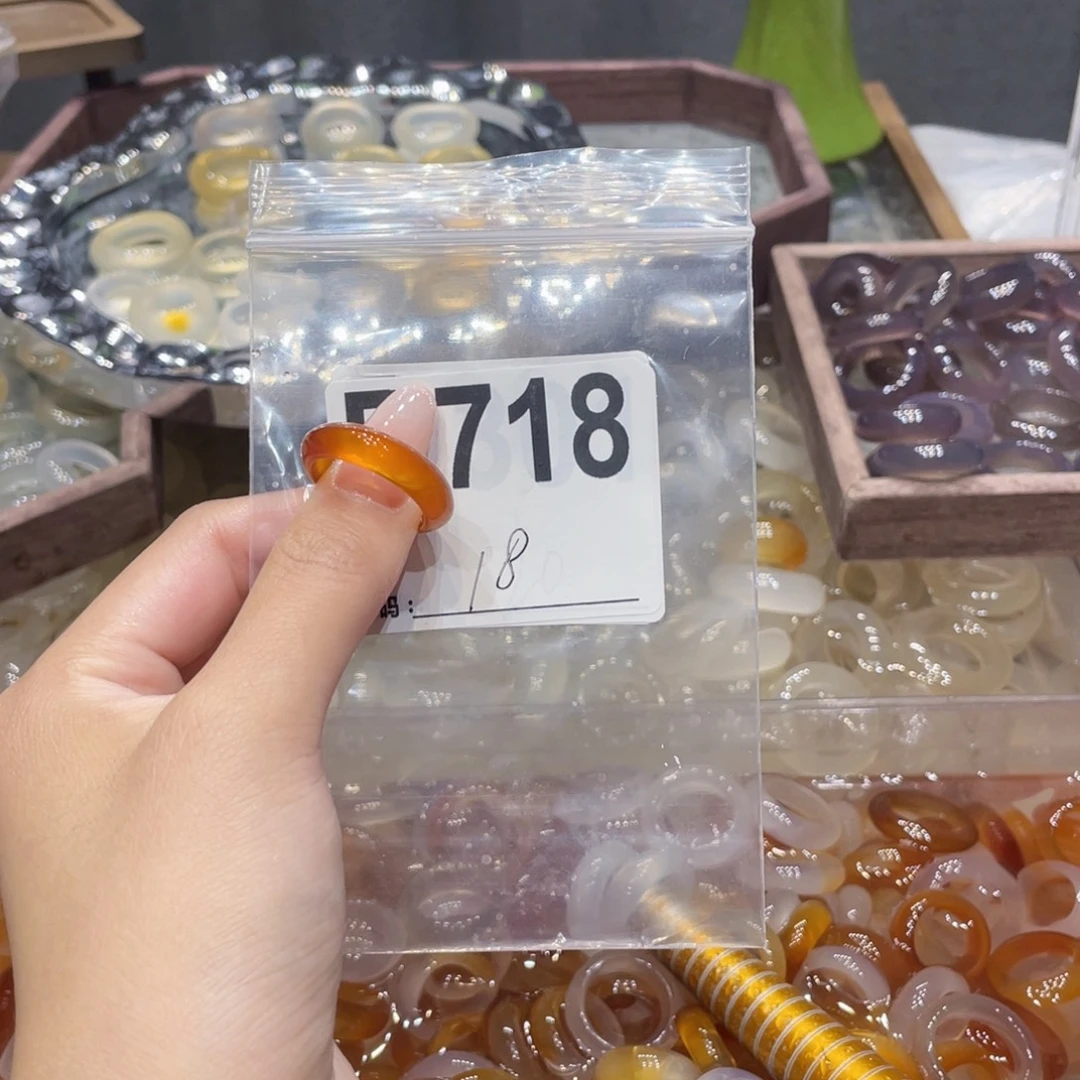 玛瑙/玉髓未镶嵌戒指718