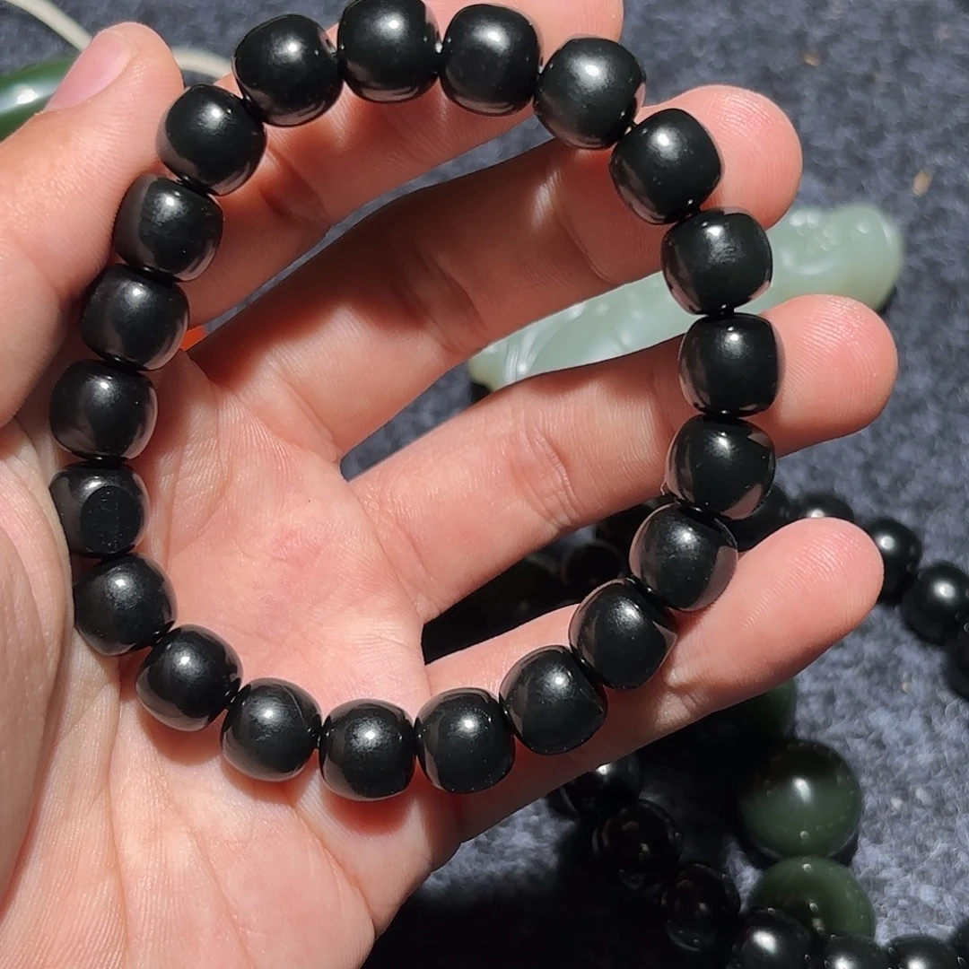 开***叔和田玉未镶嵌手链