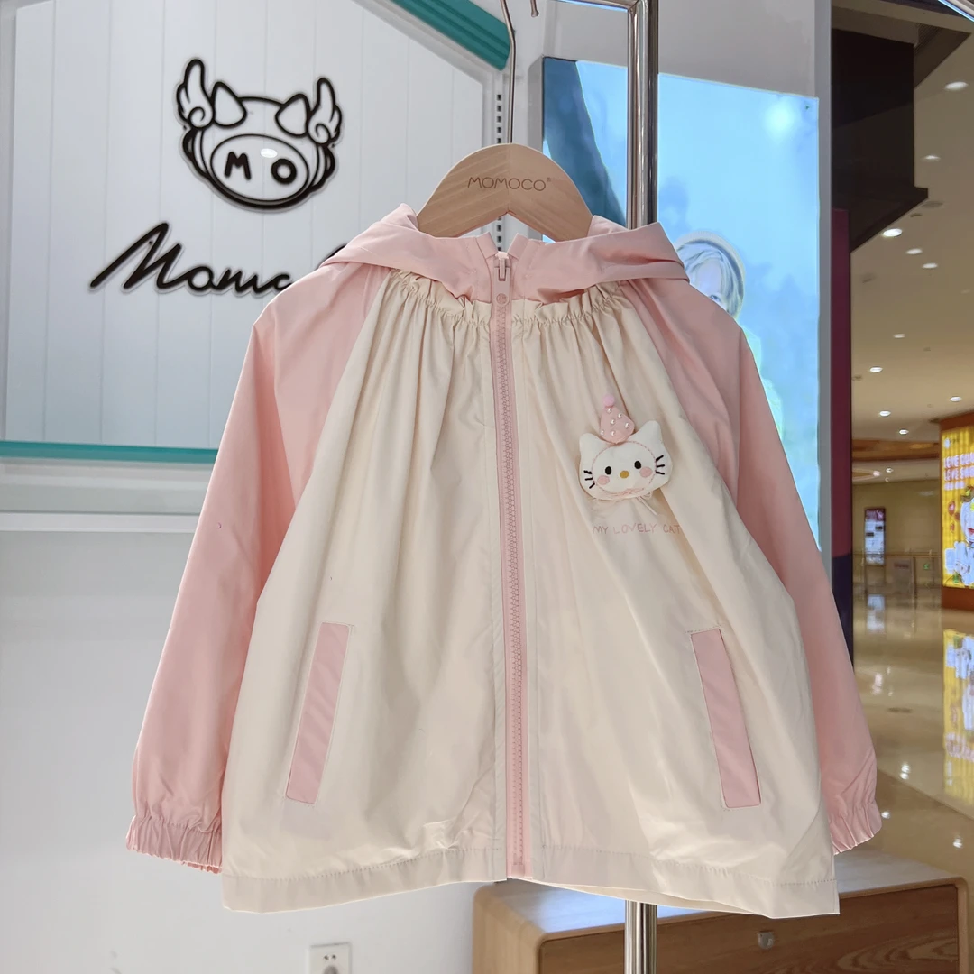 MOMOCO女童春季时尚立体猫咪玩偶外套77700003061