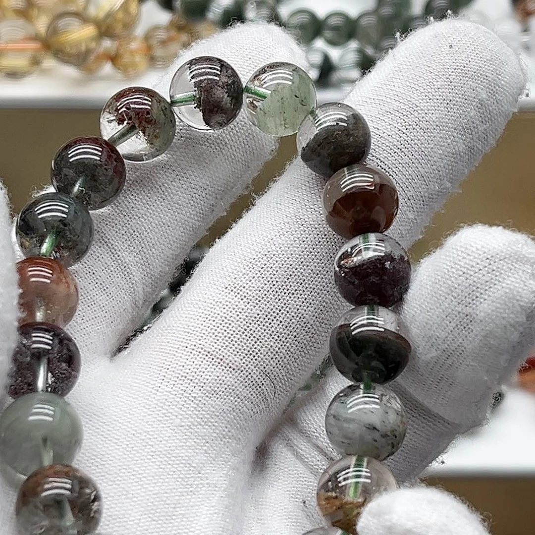 水晶手串未镶嵌四季幽灵