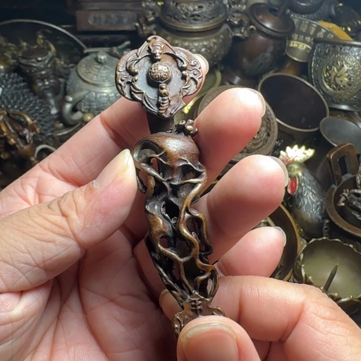 铜器摆件收收藏藏