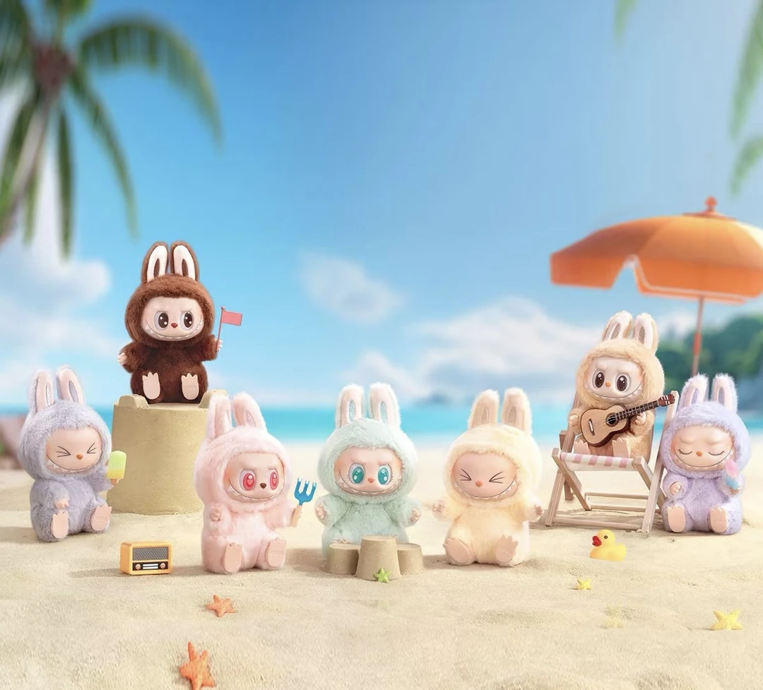 【踩数字】坐坐派对、马卡龙搪胶毛绒盲盒