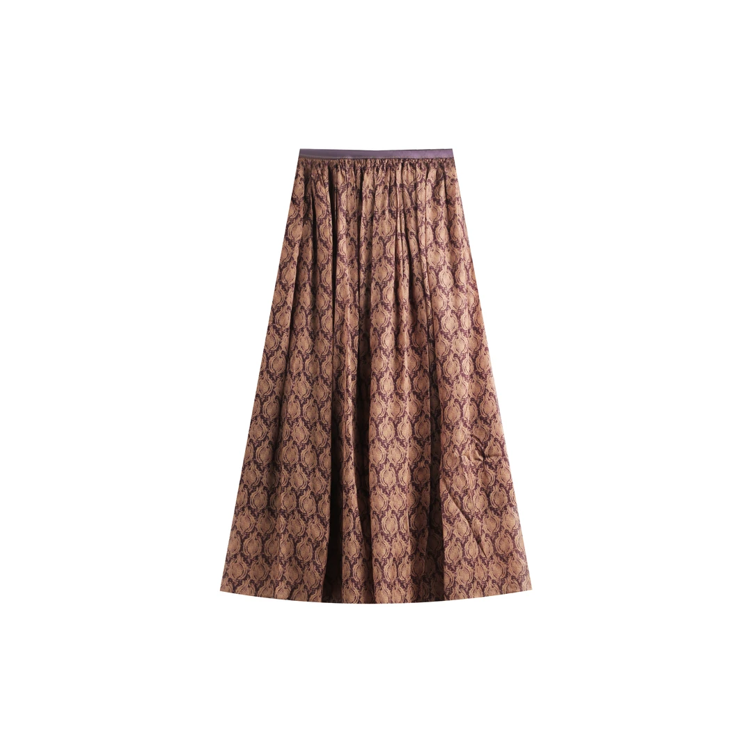 【金多乾】新款桑蚕丝半身裙 YJHY-692050