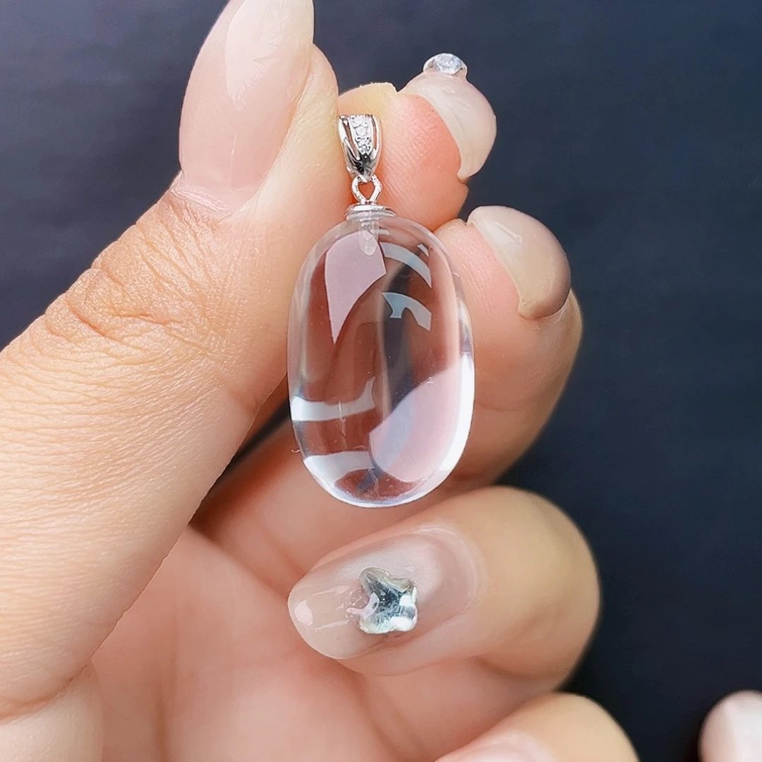 银S925镶嵌颈饰水晶天然