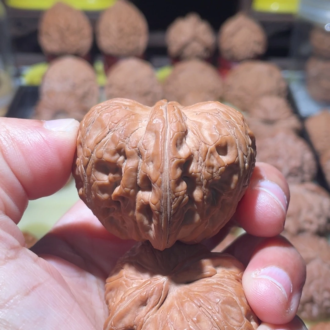 大叶紫檀（黑酸枝木类）文玩核桃元宝46