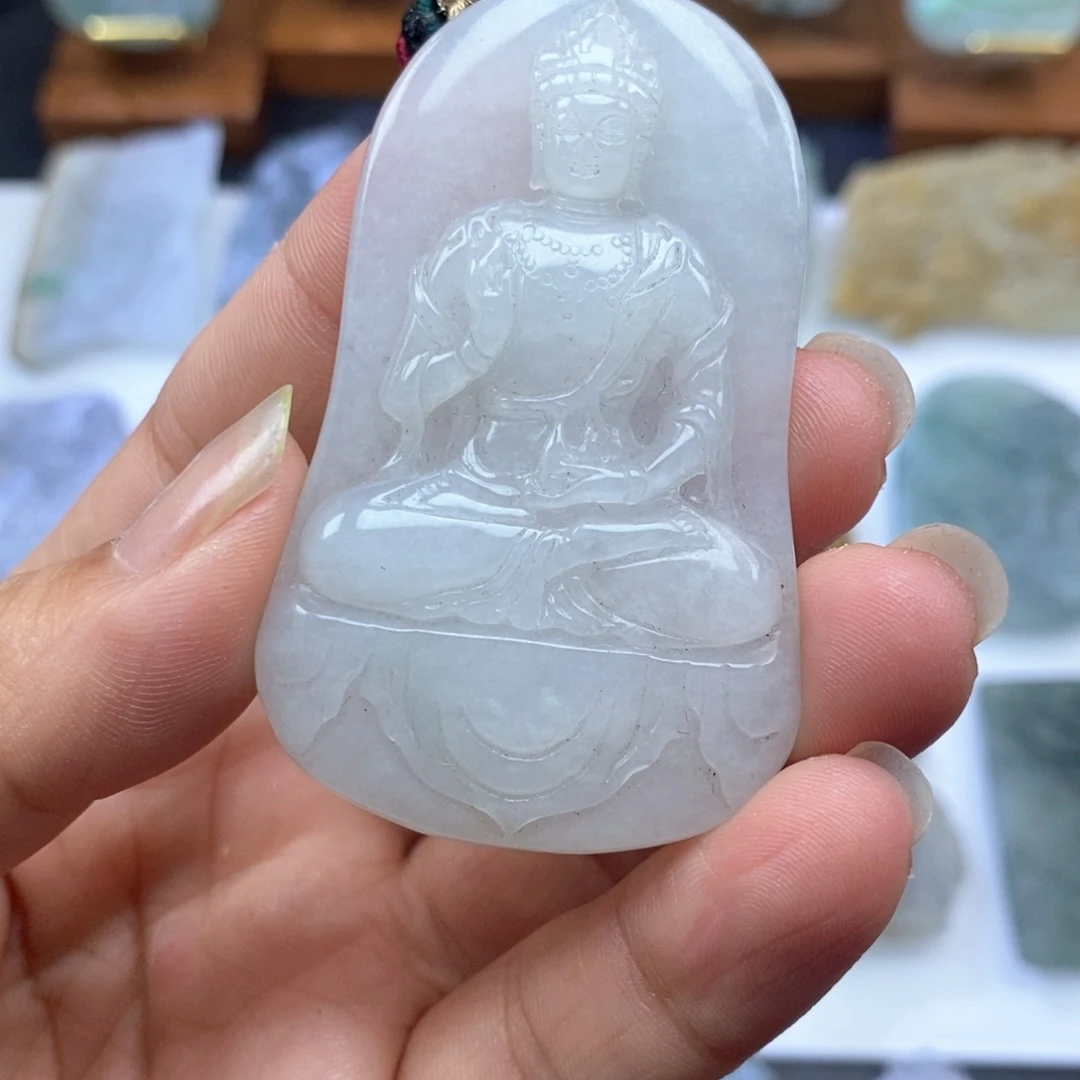 定制翡翠未镶嵌观音