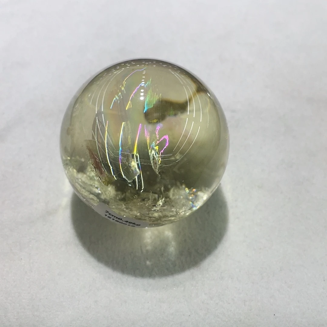 珠宝半成品水晶未镶嵌直径约7厘米