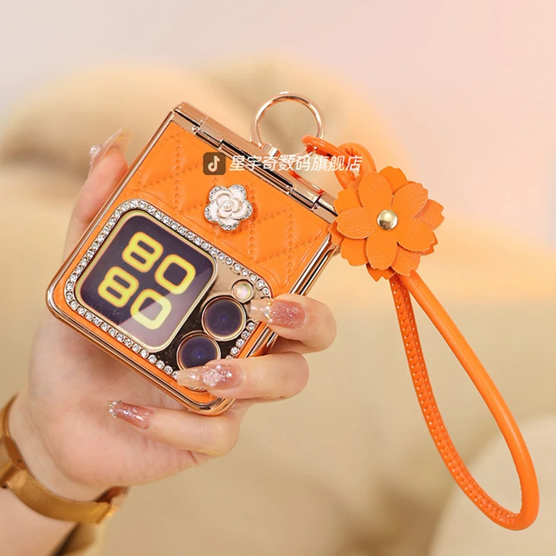 铰链全包适用华为novaflip手机壳可斜挎折叠屏novaflips防摔女款s