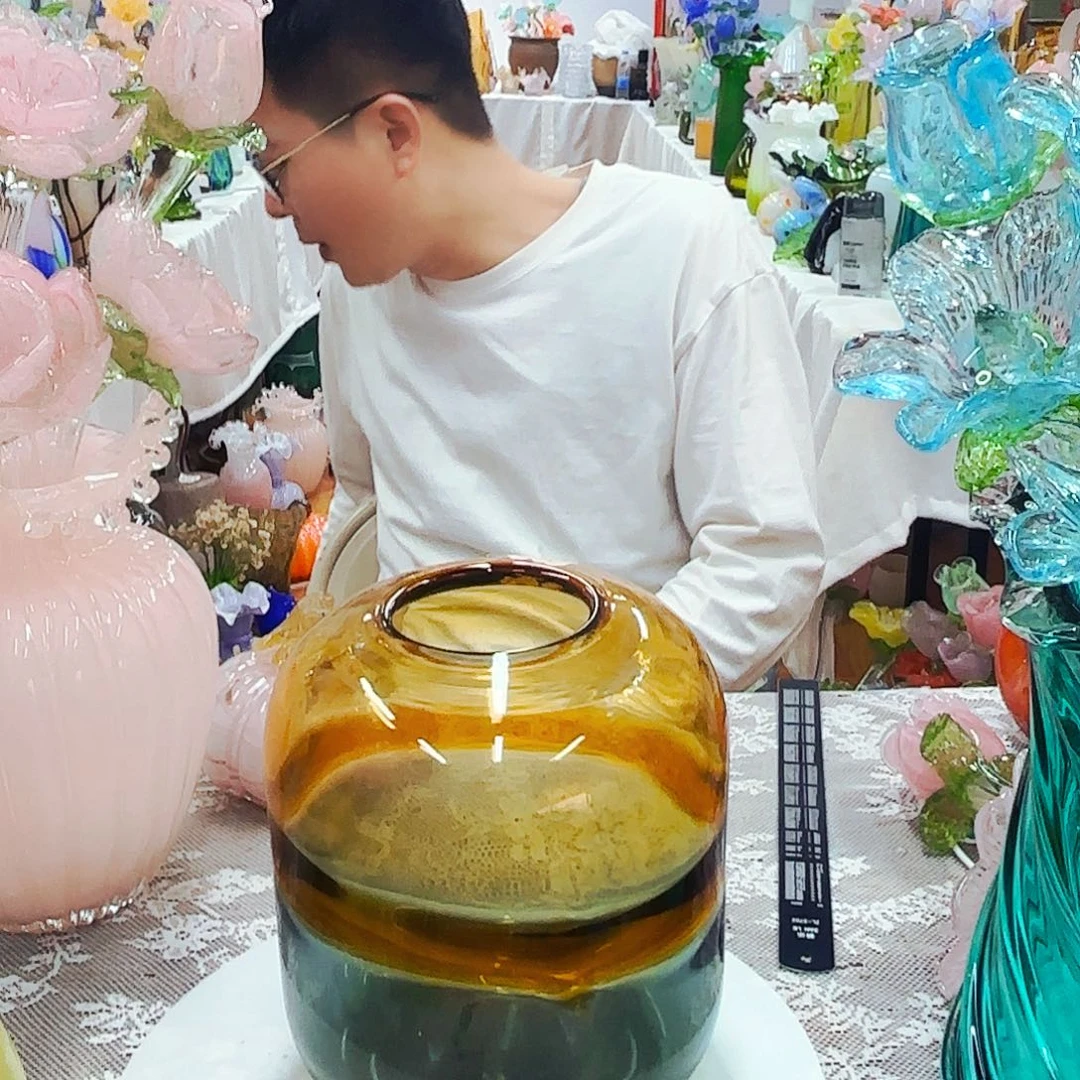 福利不退不换琉璃花瓶花器艺术品