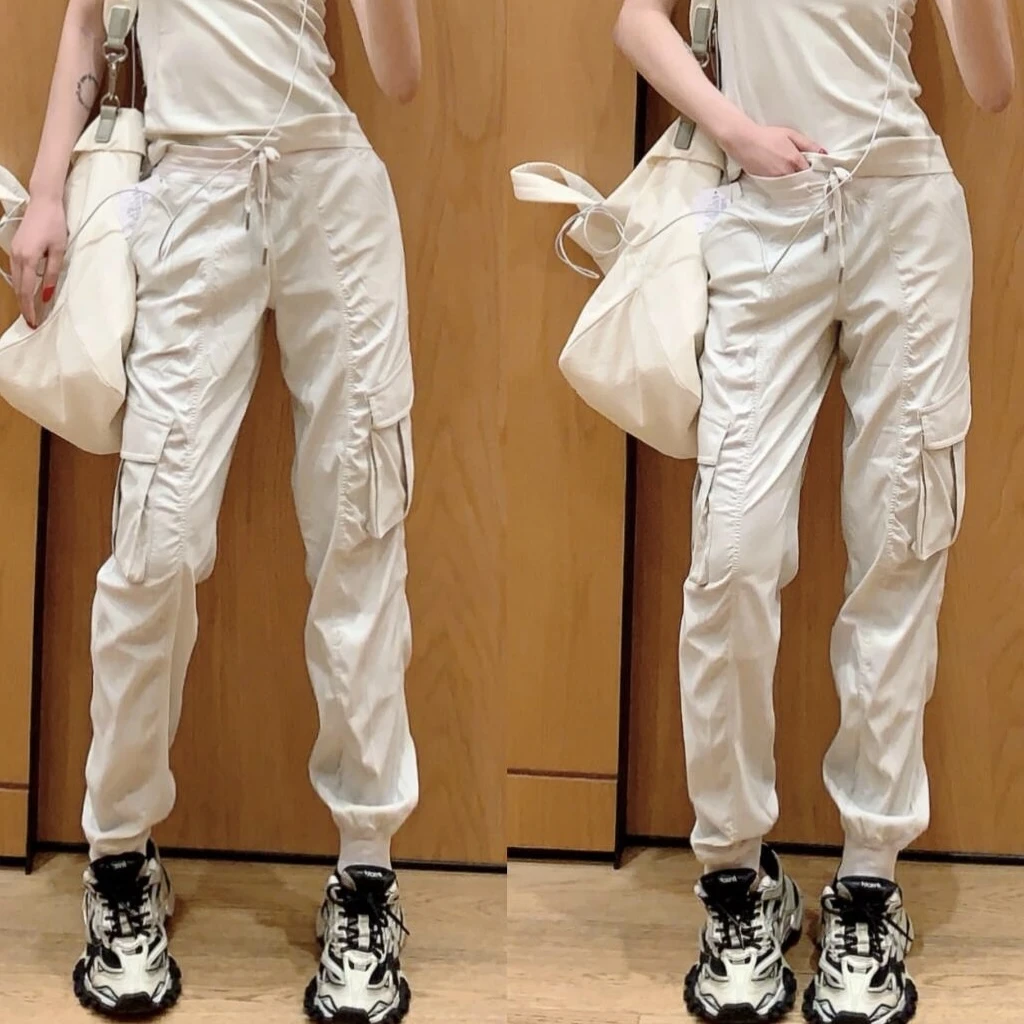 【丢丢束脚工装裤】轻薄速干透气健身裤/利落有型户外徒步休闲裤