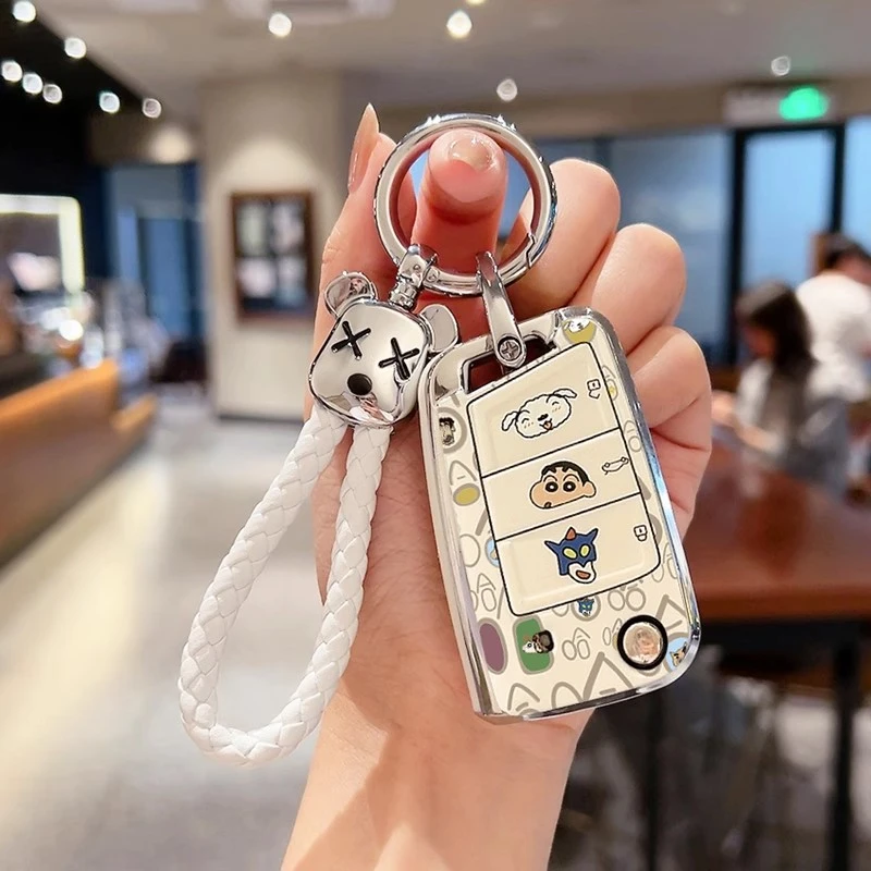 大众钥匙套速腾宝来途岳新锐途观探岳帕萨特朗逸迈腾b8车扣25款女